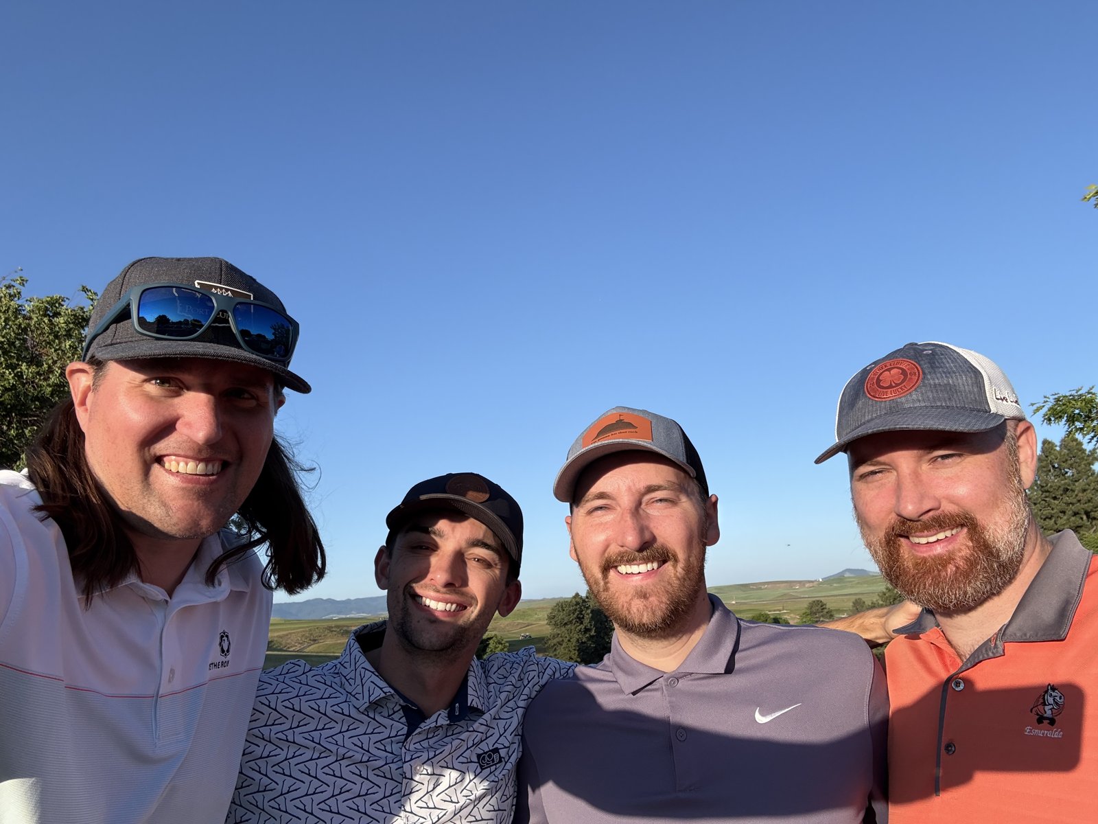 A foursome in June 2025